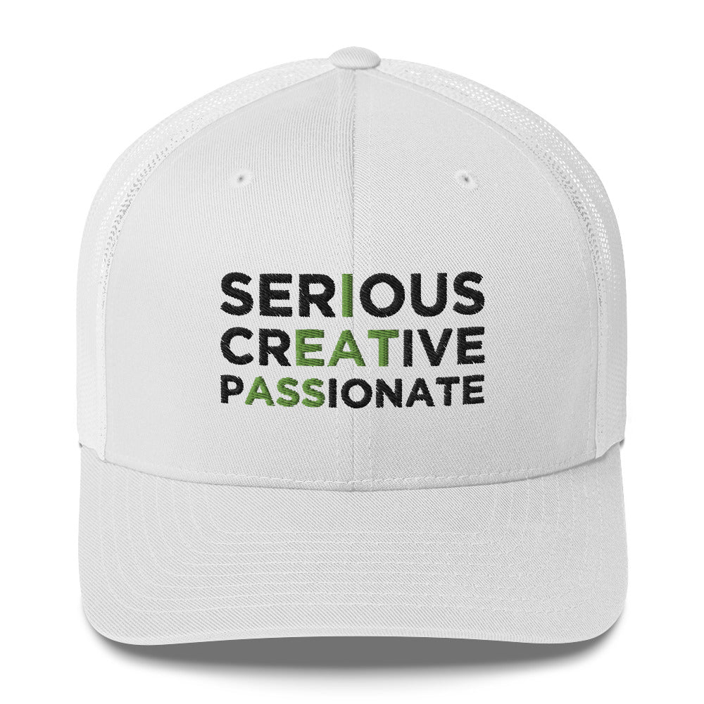 Casquette brodée Serious creative passionate - Sedurro