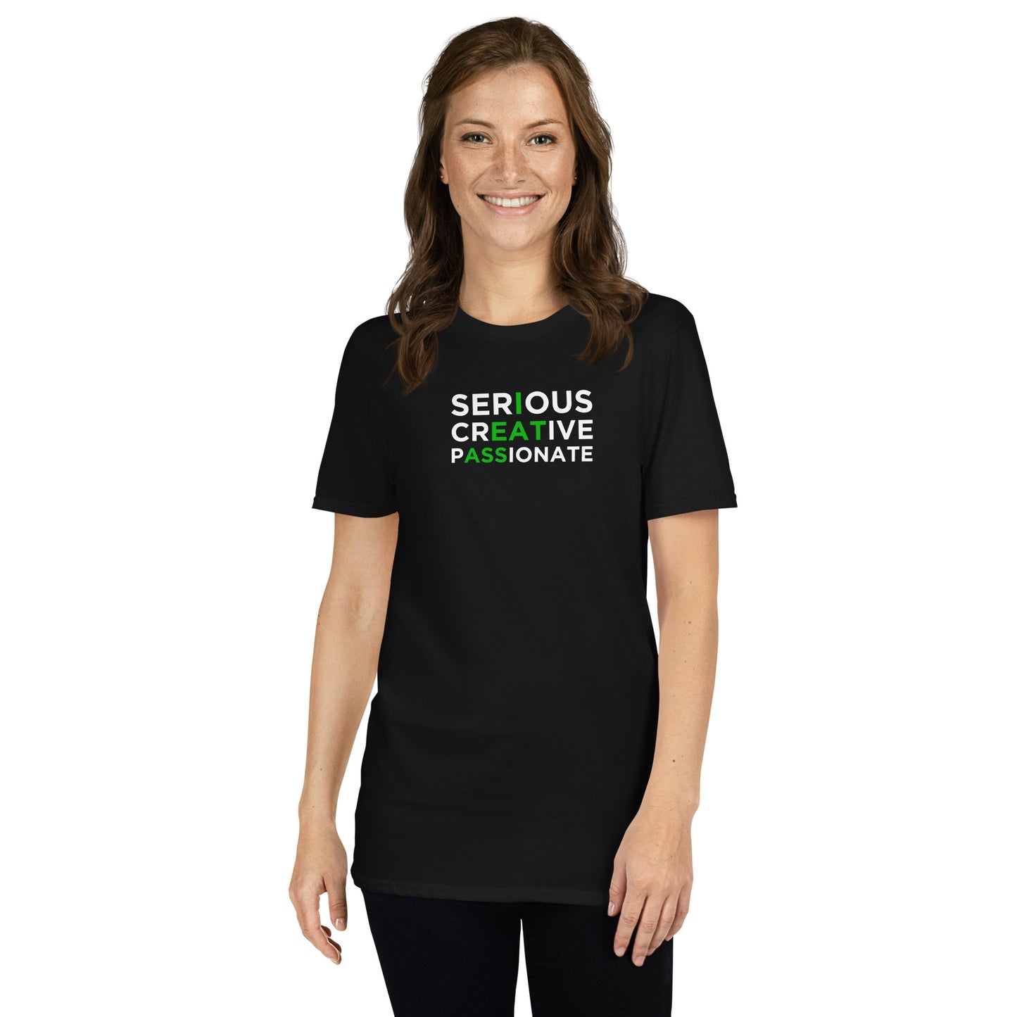 T-shirt unisexe Serious creative passionate - Sedurro