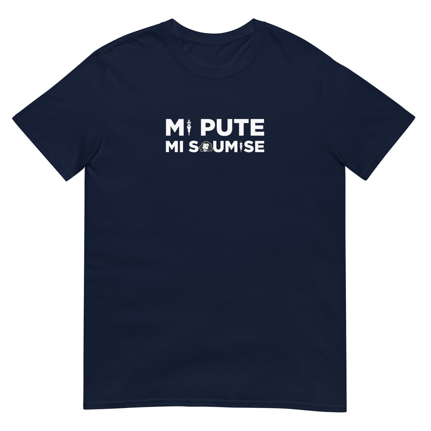 T-shirt unisexe Mi pute mi soumise - Sedurro