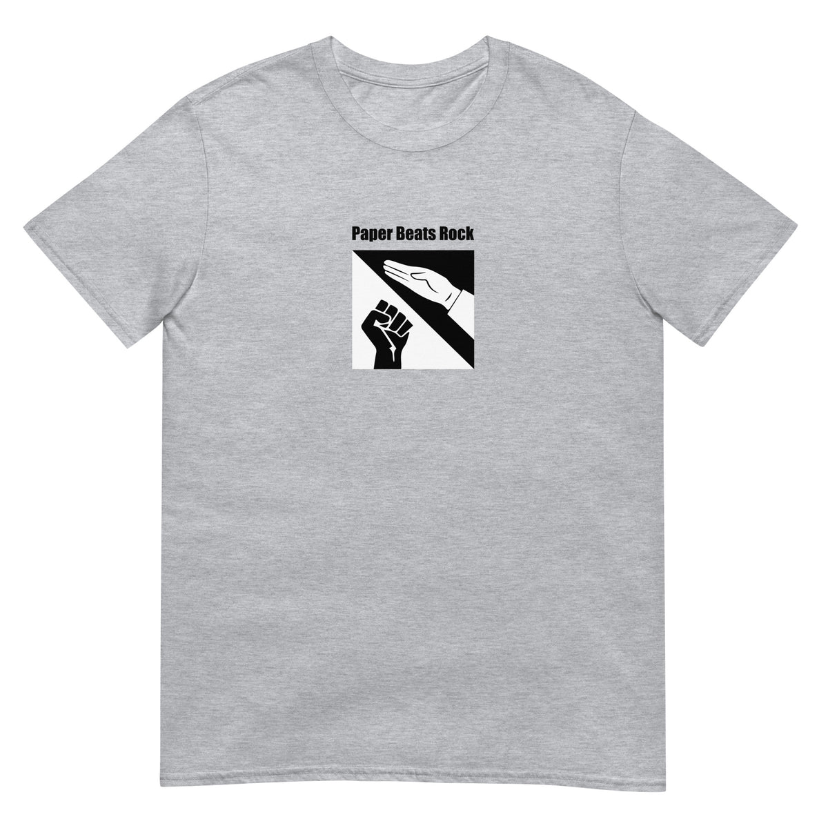 T-shirt unisexe Paper beats rock - Sedurro