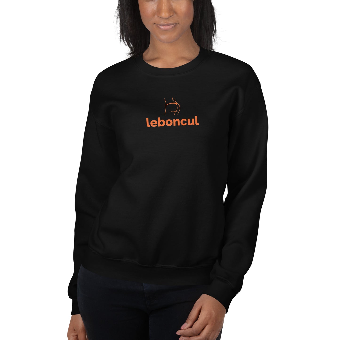 Sweat unisexe col rond Le bon cul - Sedurro