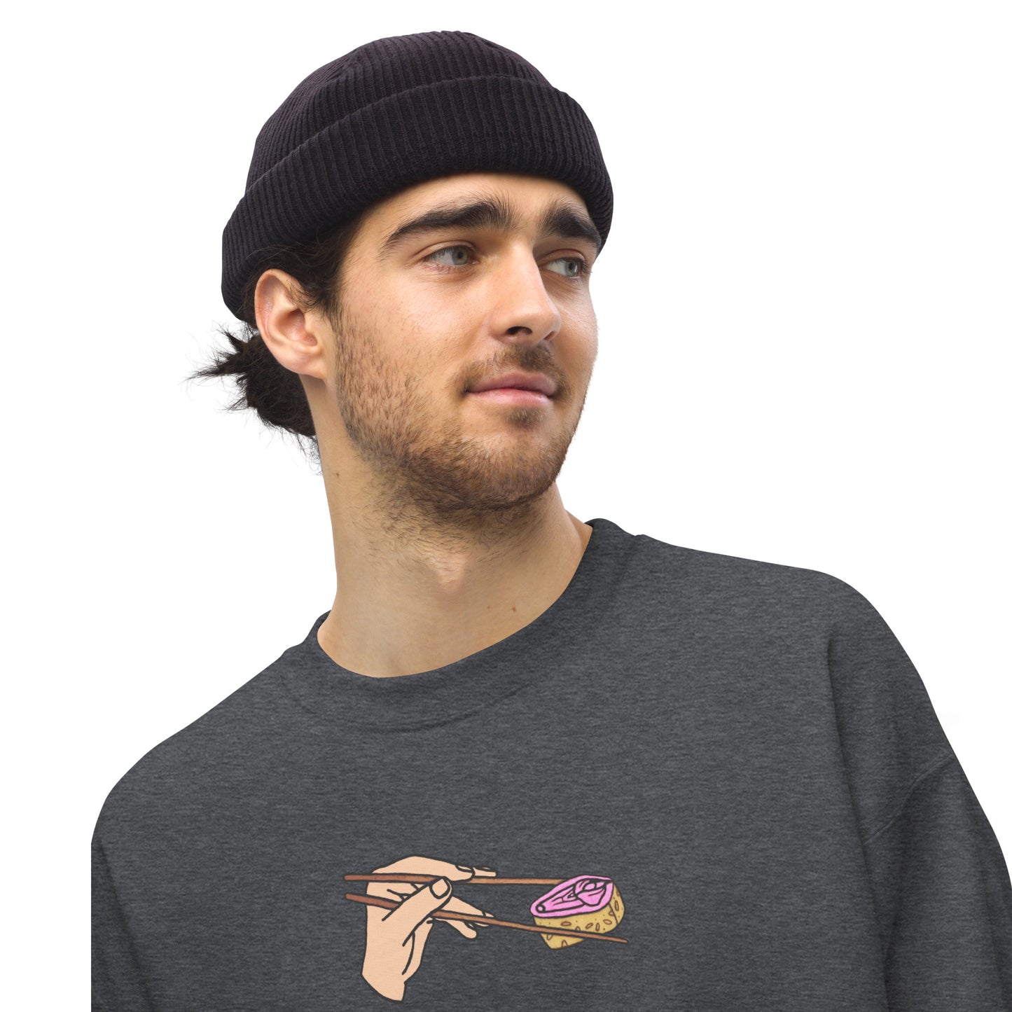 Sweat unisexe col rond Eat sushi vagina - Sedurro