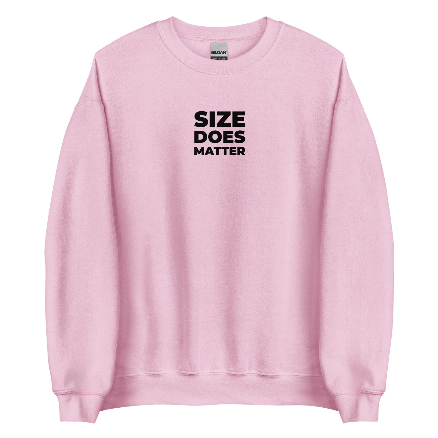 Sweat unisexe col rond Size does matter - Sedurro