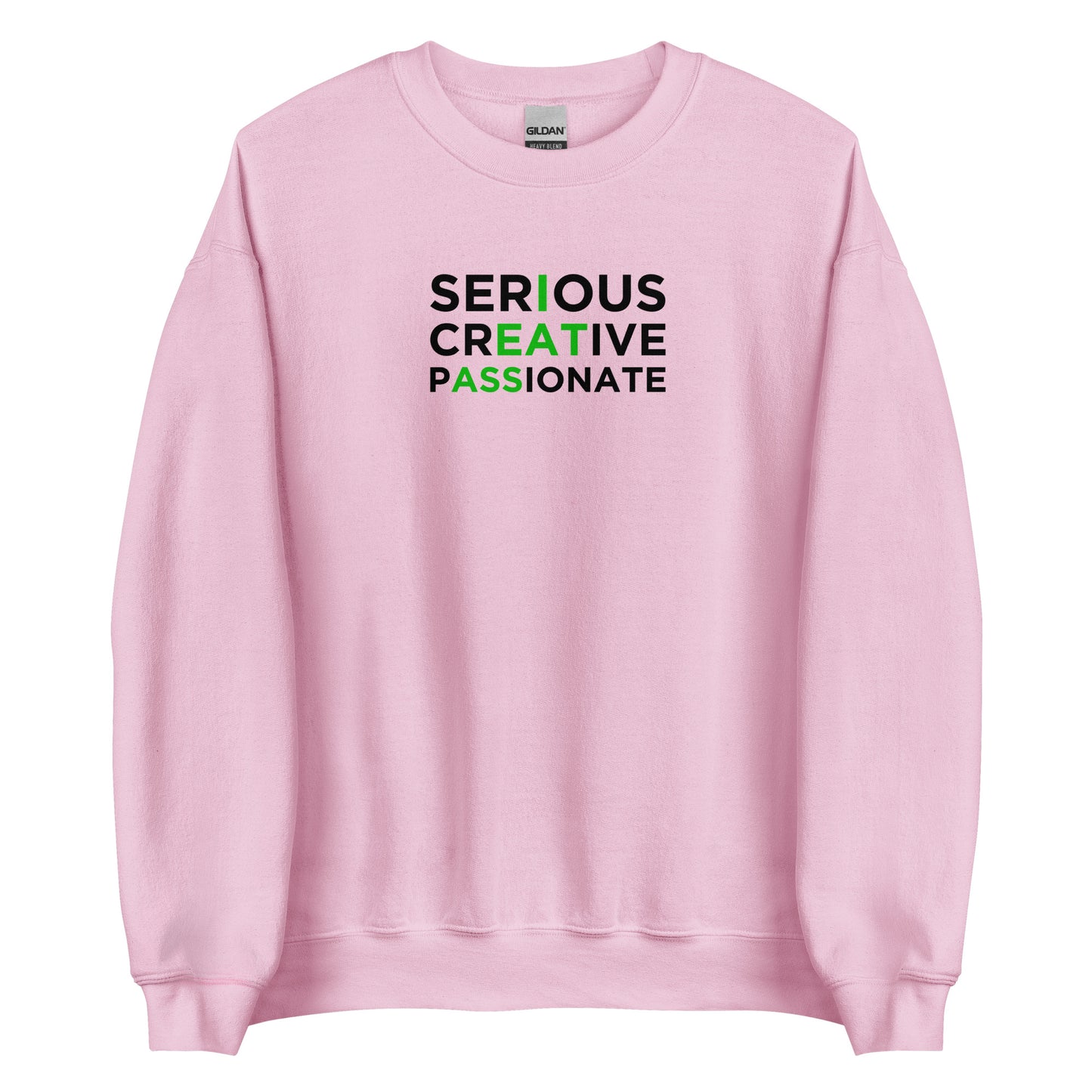 Sweat unisexe col rond Serious creative passionate - Sedurro