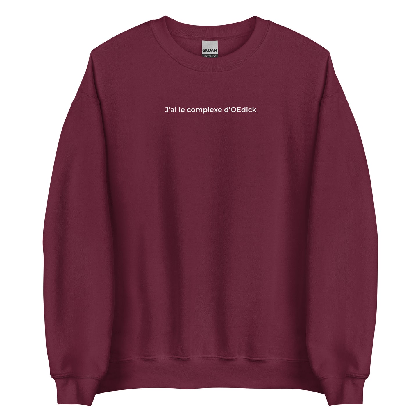 Sweat unisexe col rond J'ai le complexe d'Oedick - Sedurro