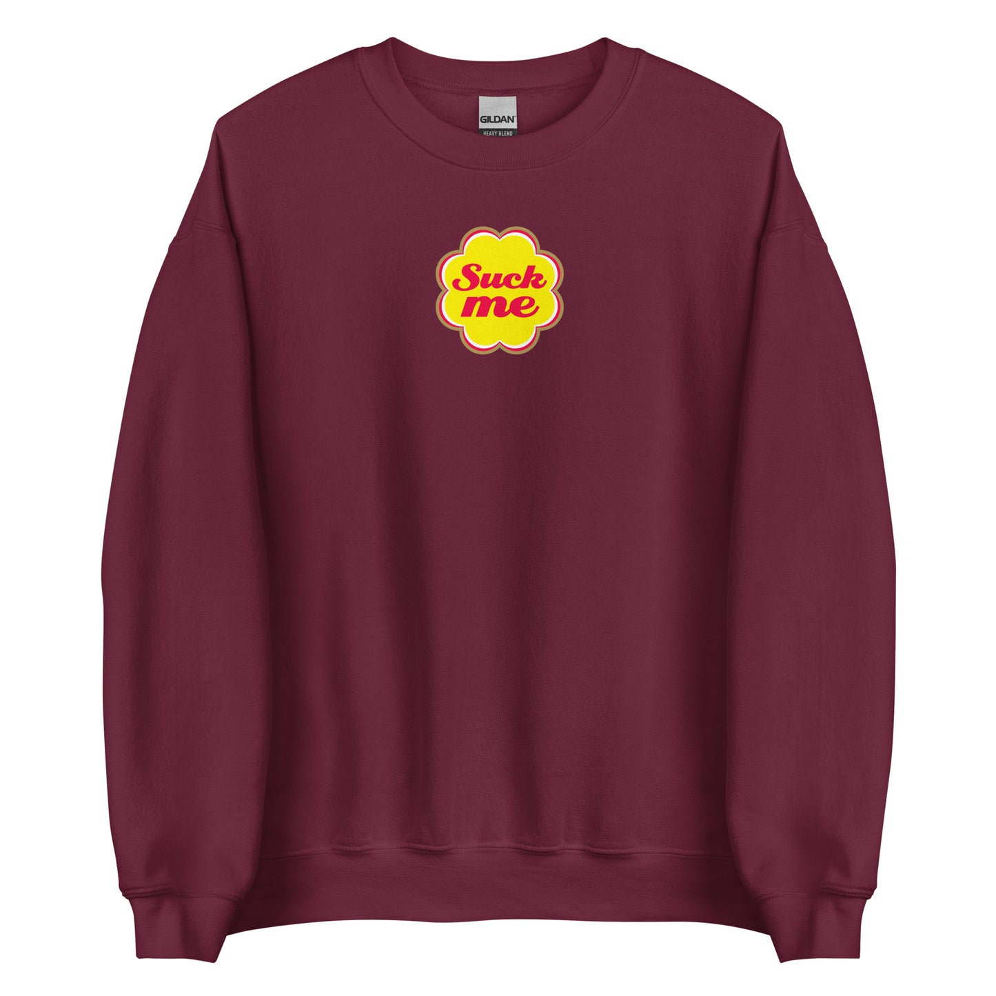 Sweat unisexe col rond Suck me sucette chupa - Sedurro
