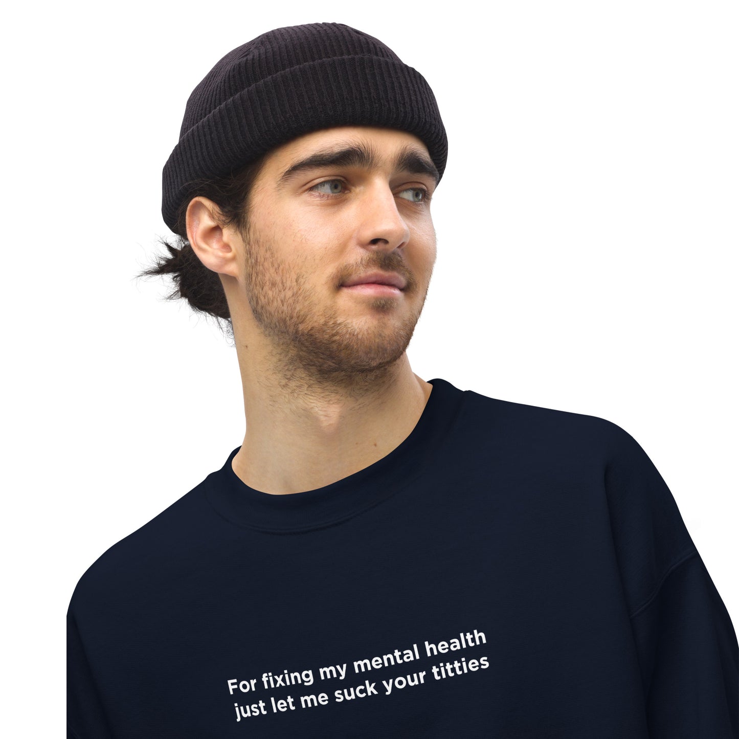 Sweat unisexe col rond For fixing my mental health - Sedurro