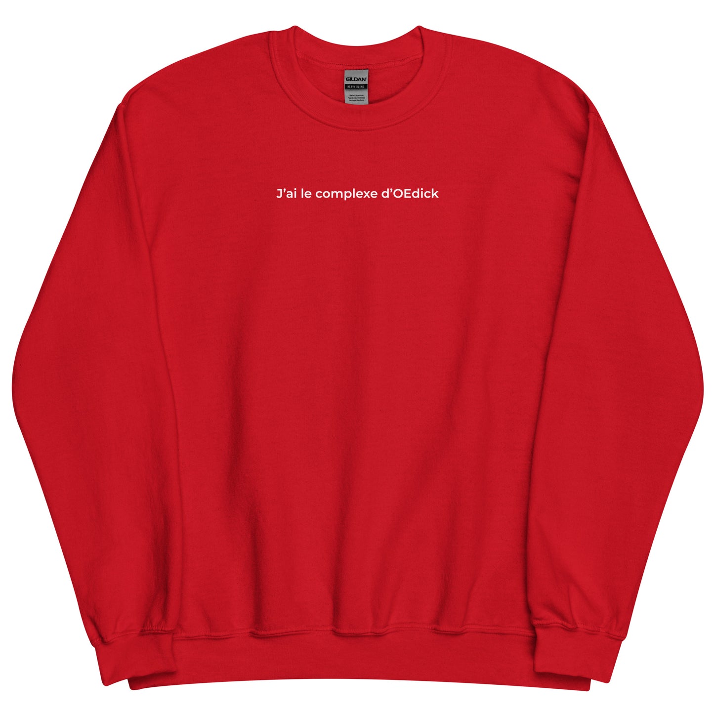 Sweat unisexe col rond J'ai le complexe d'Oedick - Sedurro