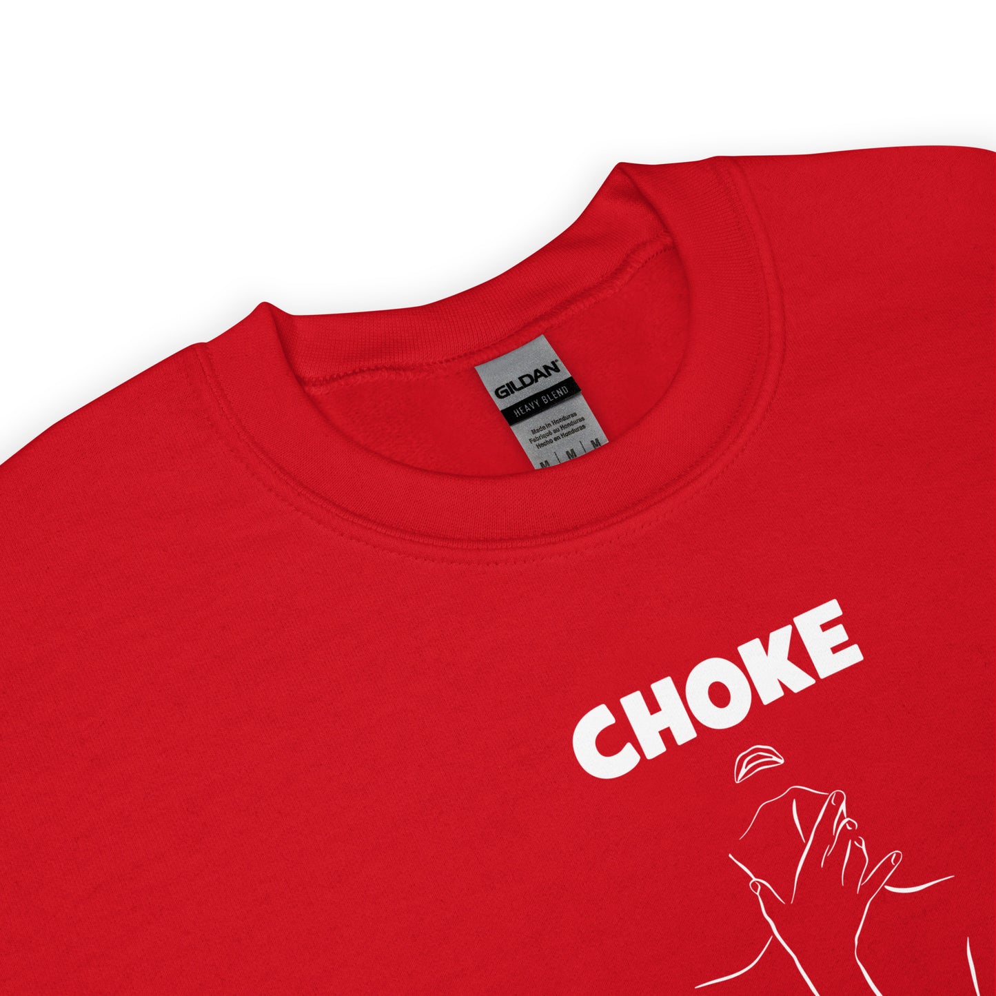 Sweat unisexe col rond Choke me - Sedurro