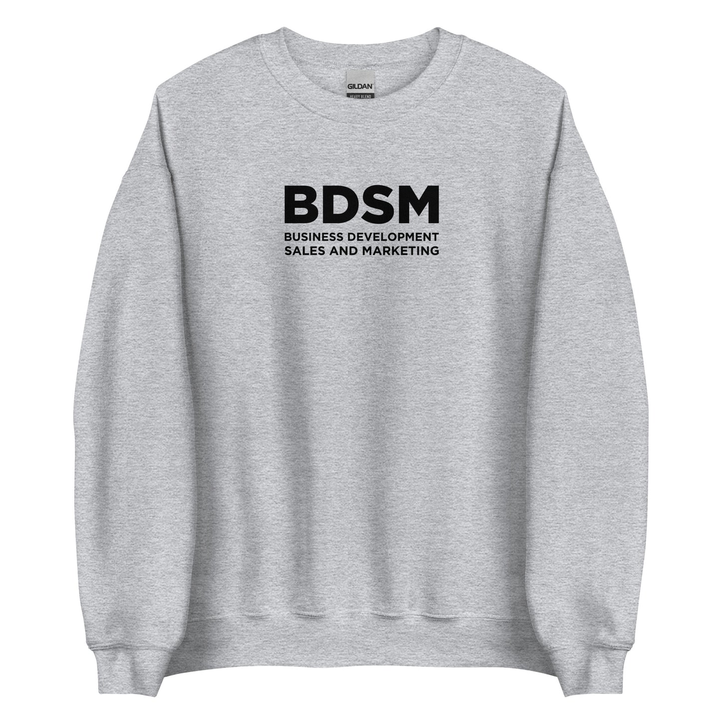 Sweat unisexe col rond BDSM Business Development Sales and Marketing - Sedurro