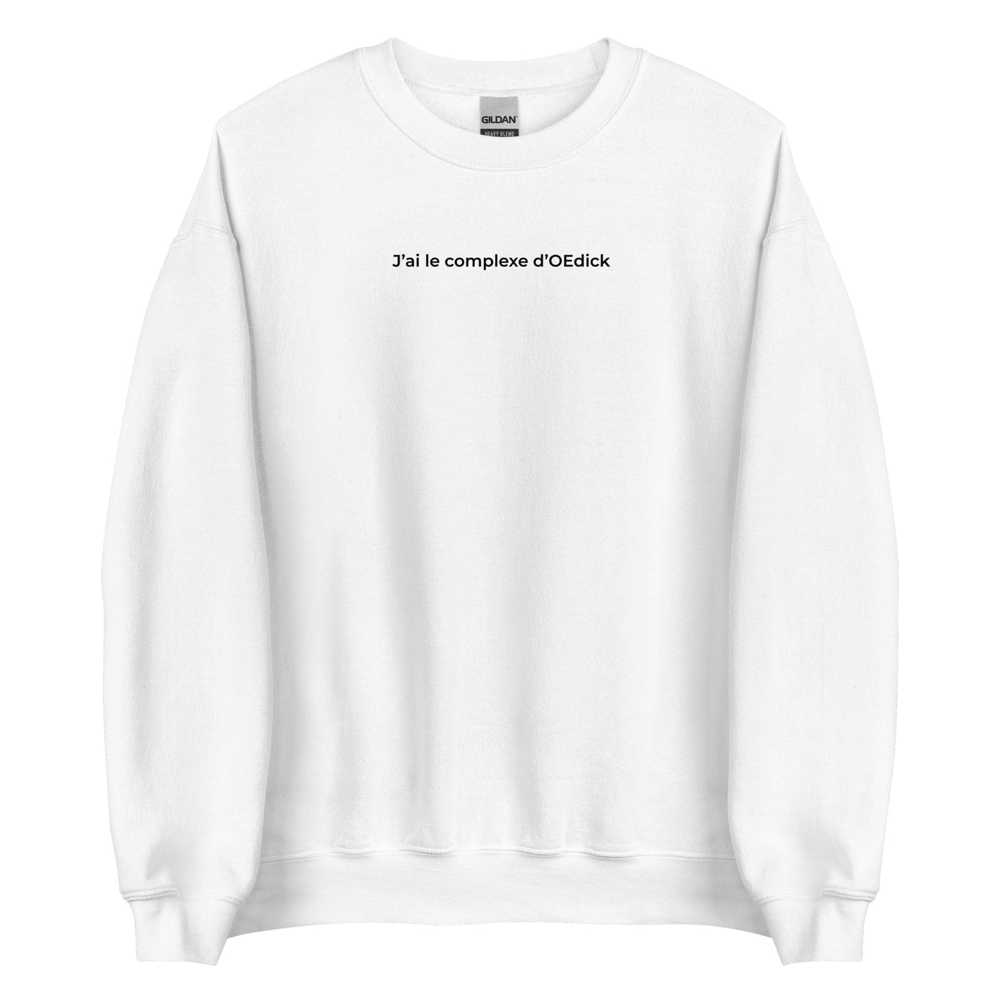 Sweat unisexe col rond J'ai le complexe d'Oedick - Sedurro