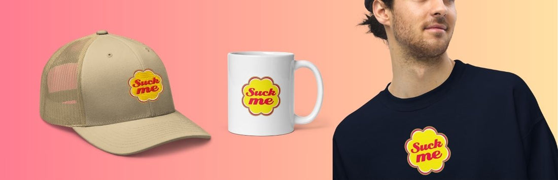 🍭 "Suck Me" — La sucette revisitée pour les grands enfants