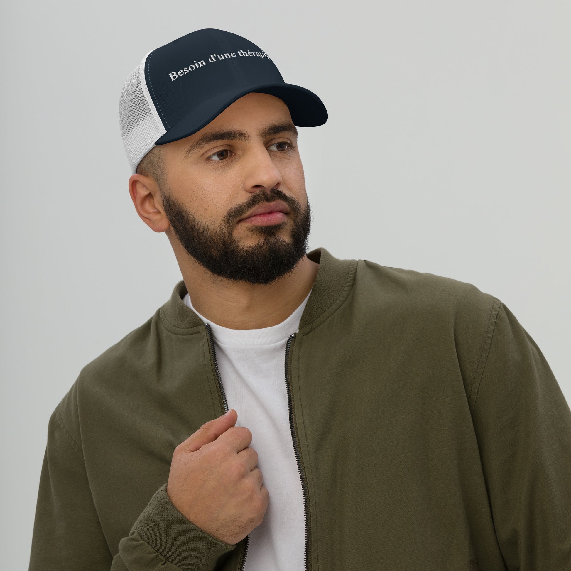 Casquette brodée Besoin d'une thérapipe - Sedurro