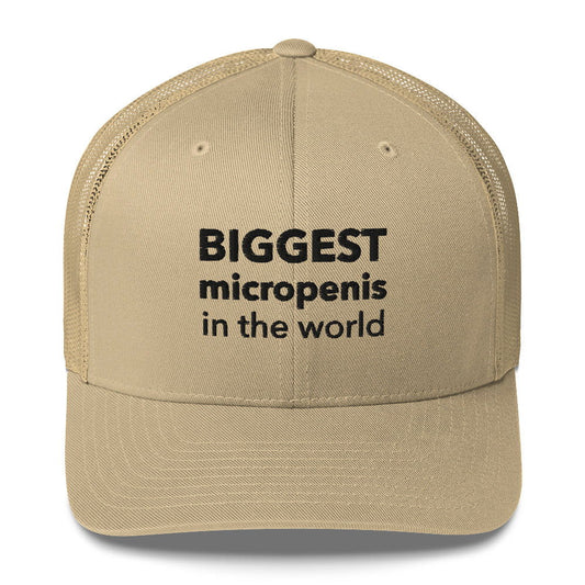 Casquette brodée Biggest micropenis in the world Kaki - Sedurro