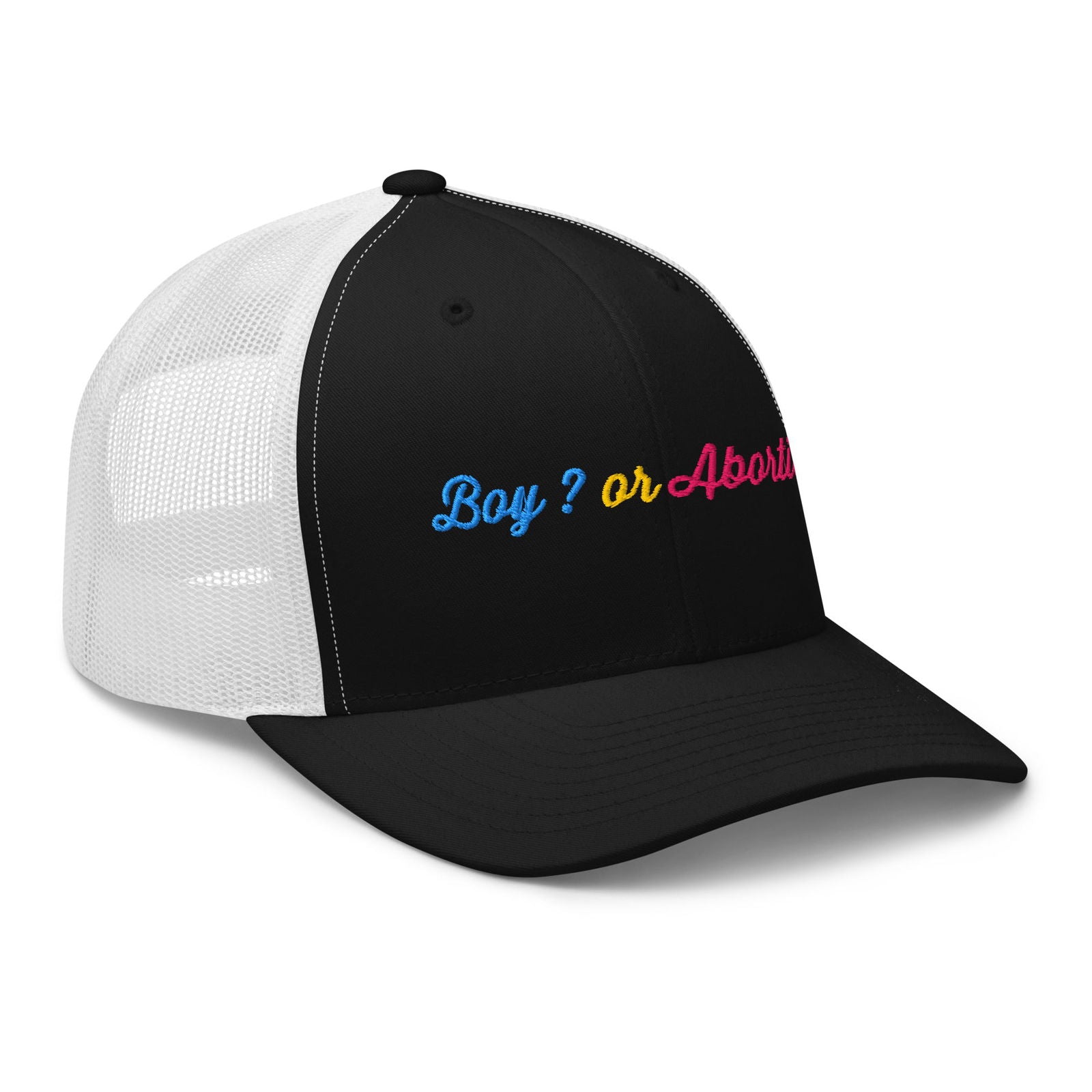 Casquette brodée Boy or abortion gender reveal - Sedurro