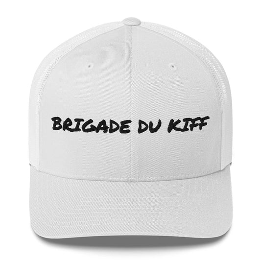 Casquette brodée Brigade du kiff Blanc - Sedurro