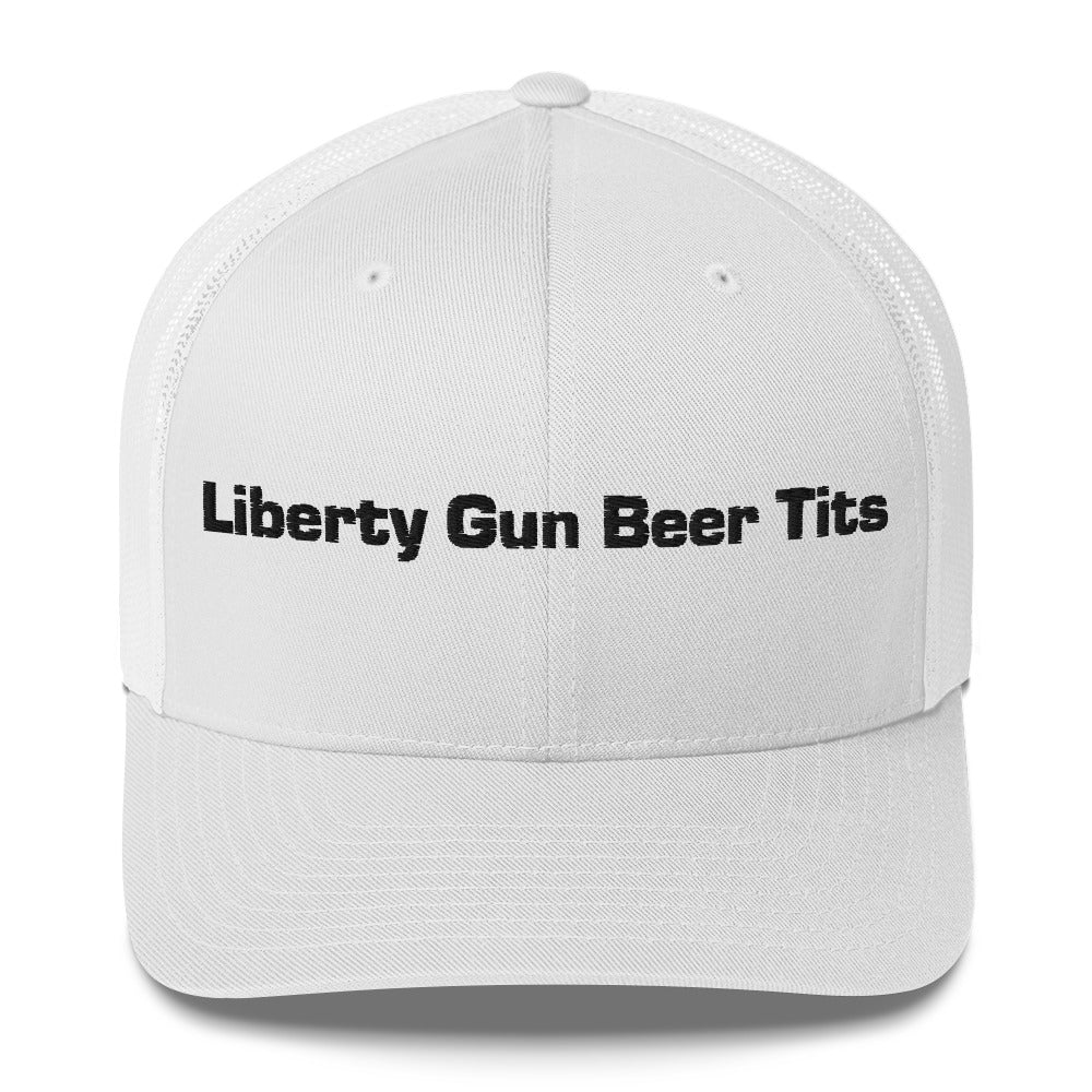 Casquette brodée LGBT liberty gun beer tits - Sedurro