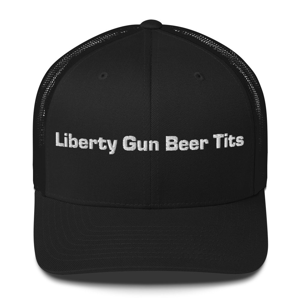 Casquette brodée LGBT liberty gun beer tits - Sedurro