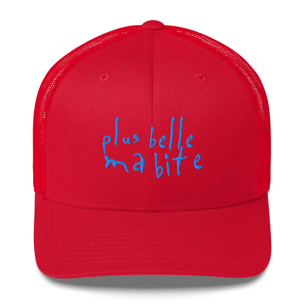 Casquette brodée Plus belle ma bite Rouge - Sedurro