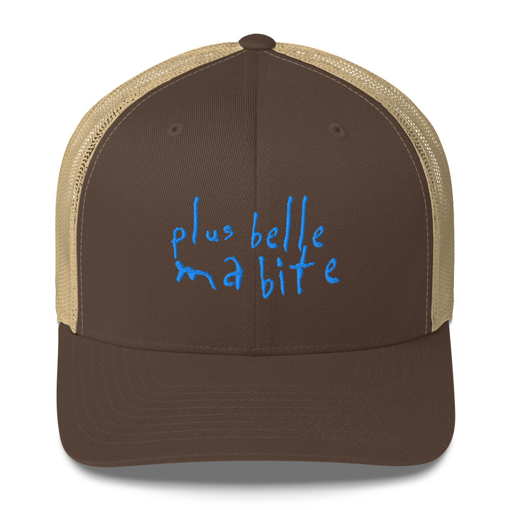 Casquette brodée Plus belle ma bite Marron Kaki - Sedurro