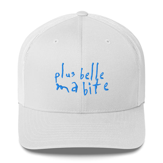 Casquette brodée Plus belle ma bite Blanc - Sedurro