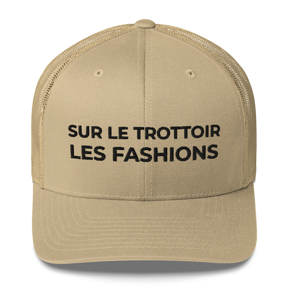 Casquette brodée Sur le trottoir les fashions Kaki - Sedurro