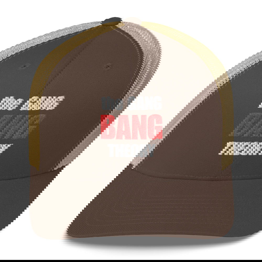 Casquette brodée The gang bang theory Marron Kaki - Sedurro