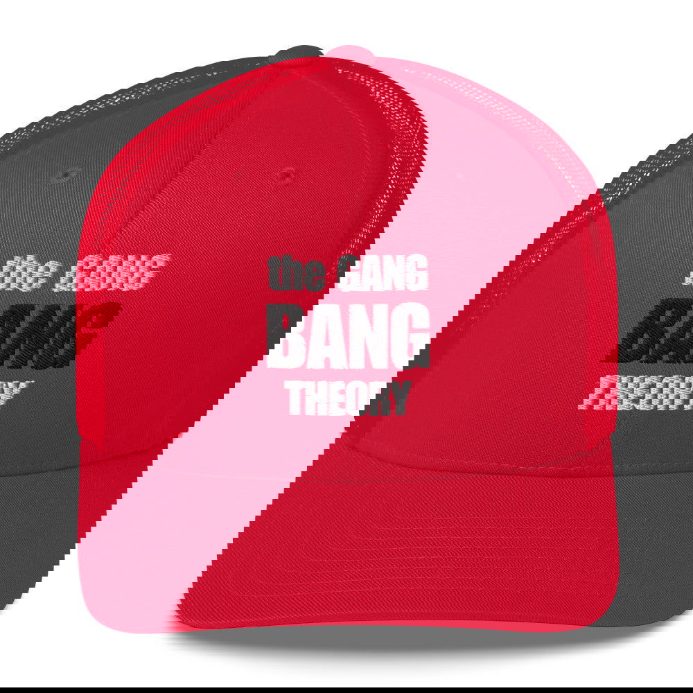 Casquette brodée The gang bang theory Rouge - Sedurro