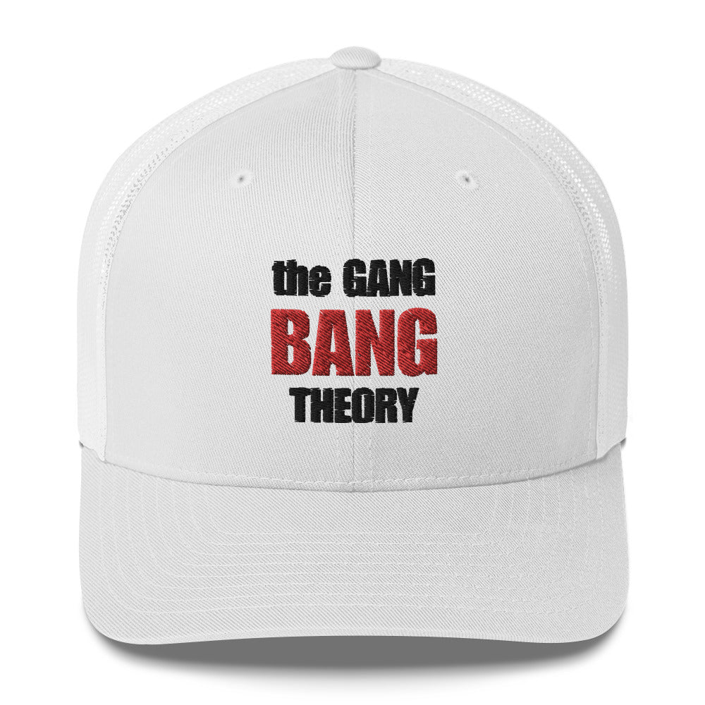 Casquette brodée The gang bang theory Blanc - Sedurro
