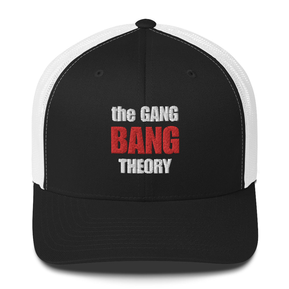 Casquette brodée The gang bang theory Noir Blanc - Sedurro