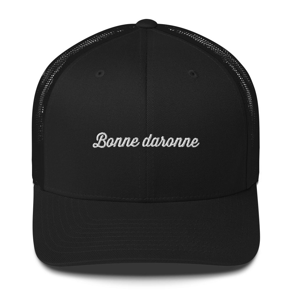 Casquette brodée Bonne daronne Noir - Sedurro