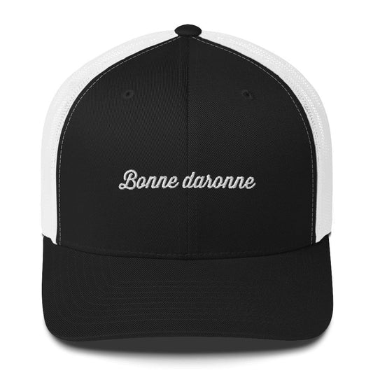 Casquette brodée Bonne daronne Noir Blanc - Sedurro