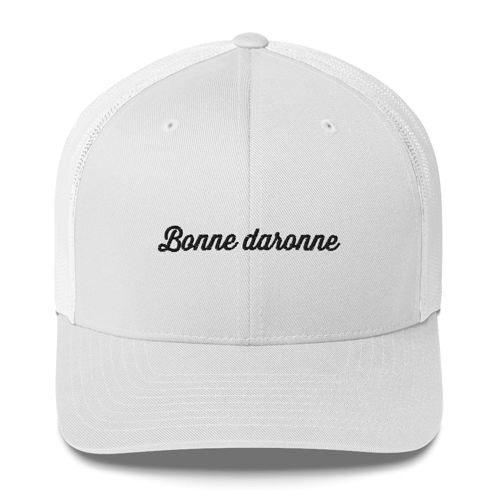 Casquette brodée Bonne daronne Blanc - Sedurro