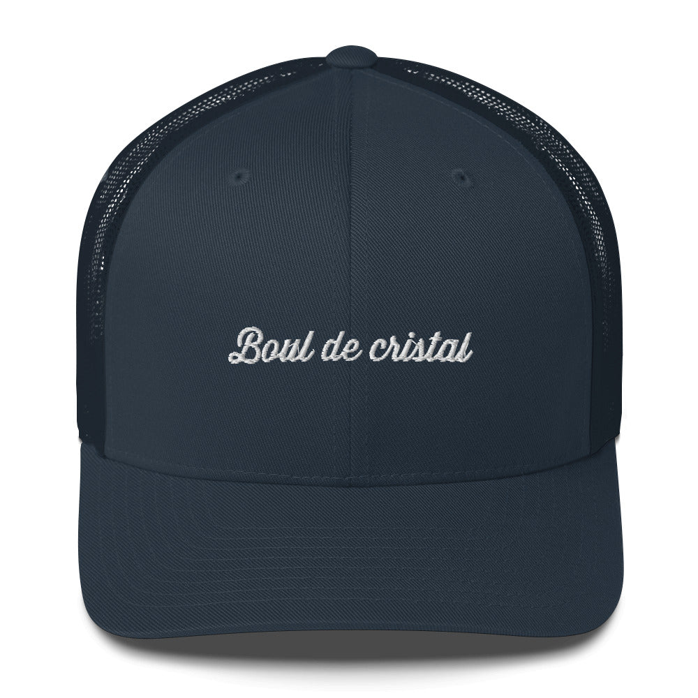 Casquette brodée Boul de cristal Bleu Marine - Sedurro