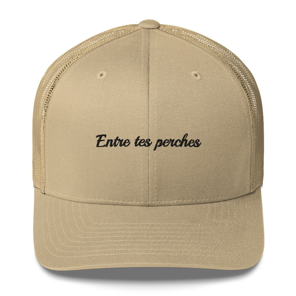 Casquette brodée Entre tes perches Kaki - Sedurro