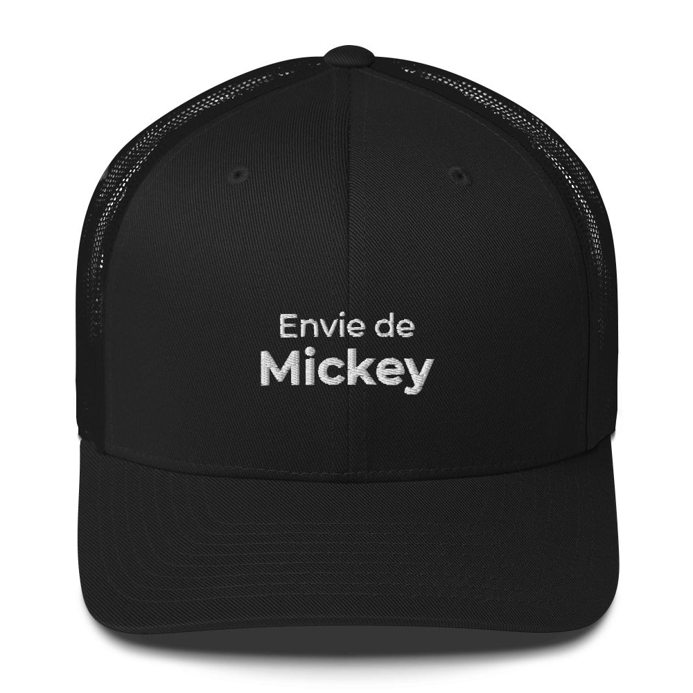 Casquette brodée Envie de Mickey Noir - Sedurro