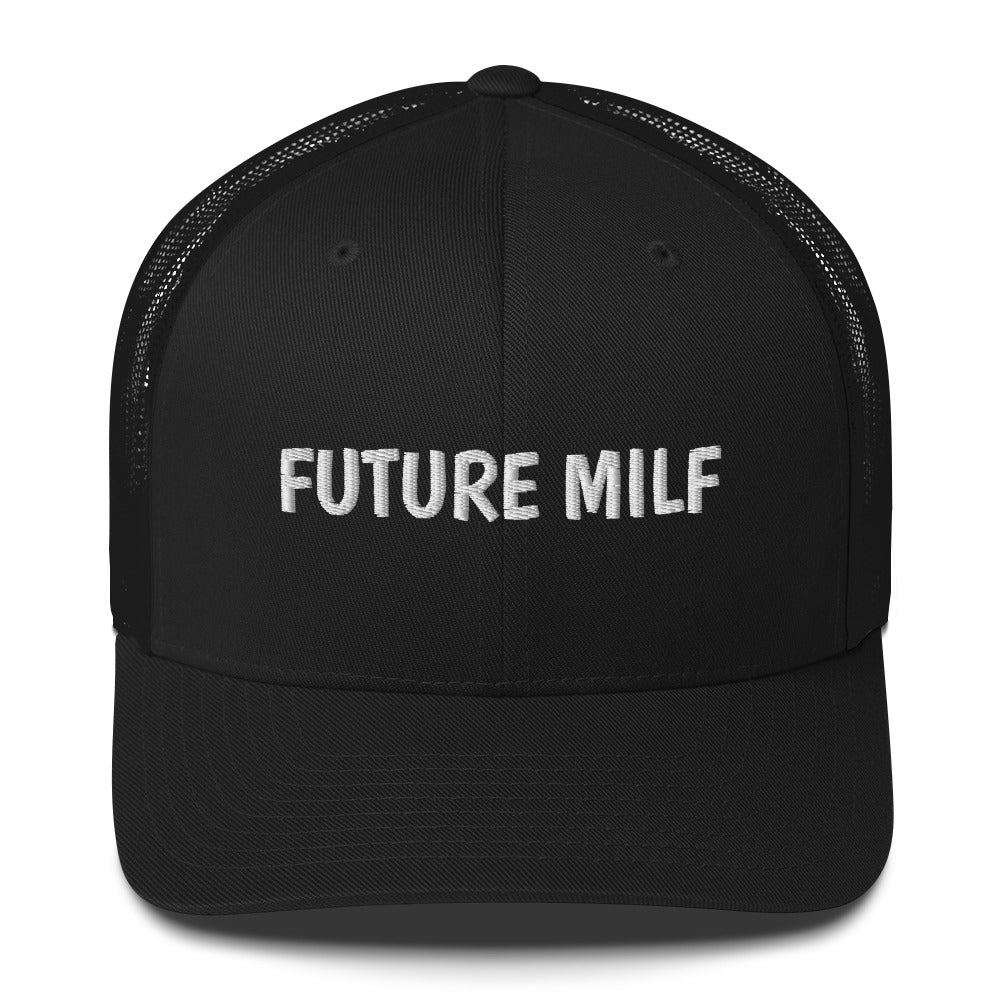 Casquette brodée Future milf Noir - Sedurro