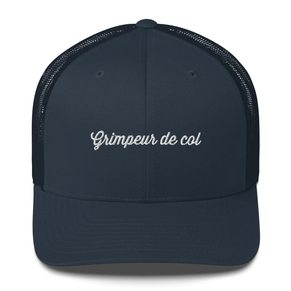 Casquette brodée Grimpeur de col Bleu Marine - Sedurro