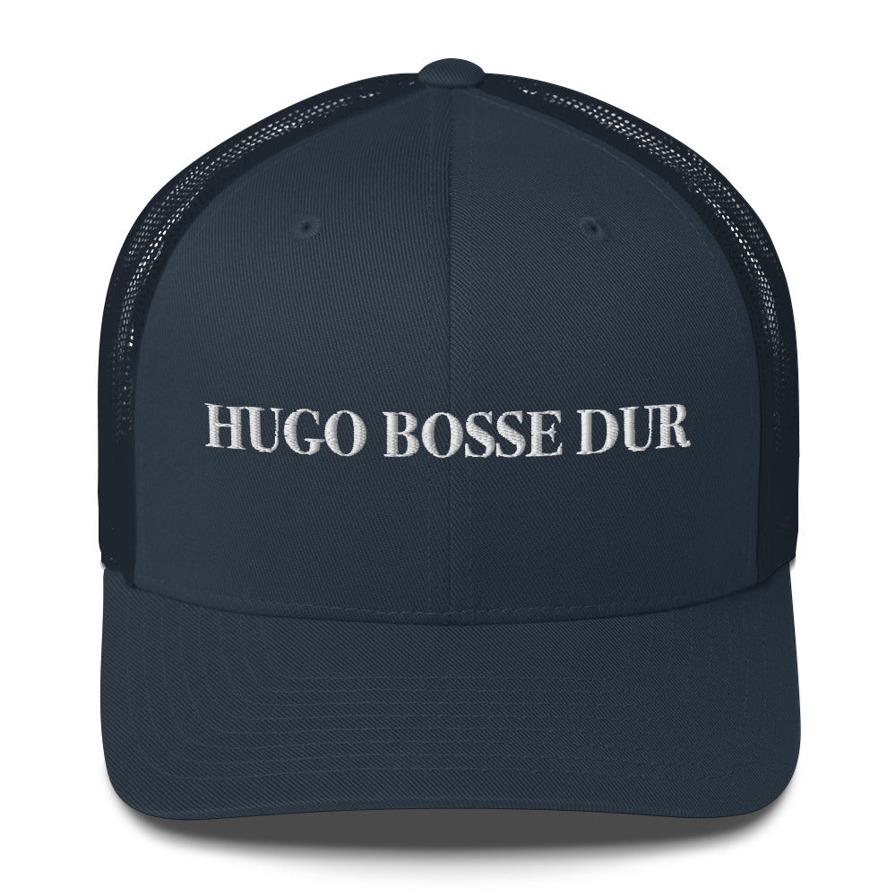 Casquette brodée Hugo Bosse dur Bleu Marine - Sedurro