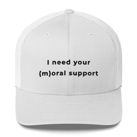 Casquette brodée I need your (m)oral support - Sedurro