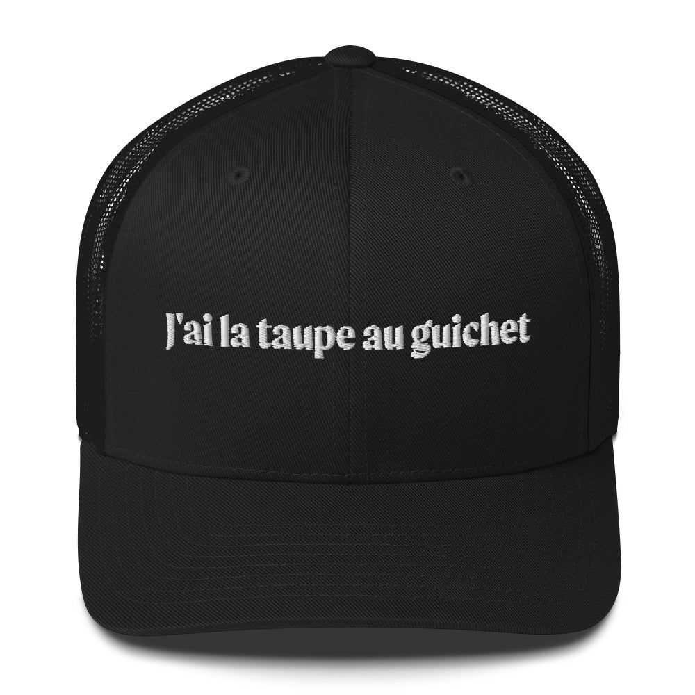 Casquette brodée J'ai la taupe au guichet - Sedurro