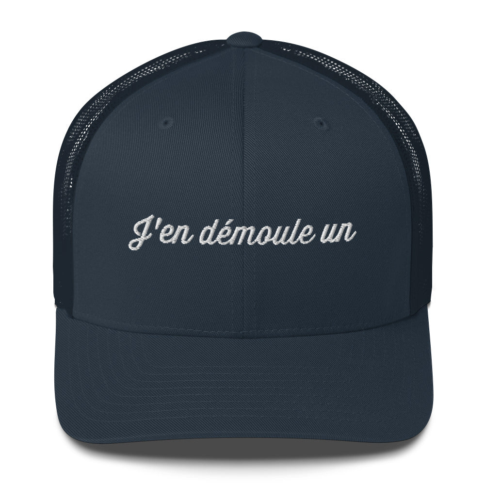 Casquette brodée J'en démoule un Bleu Marine - Sedurro