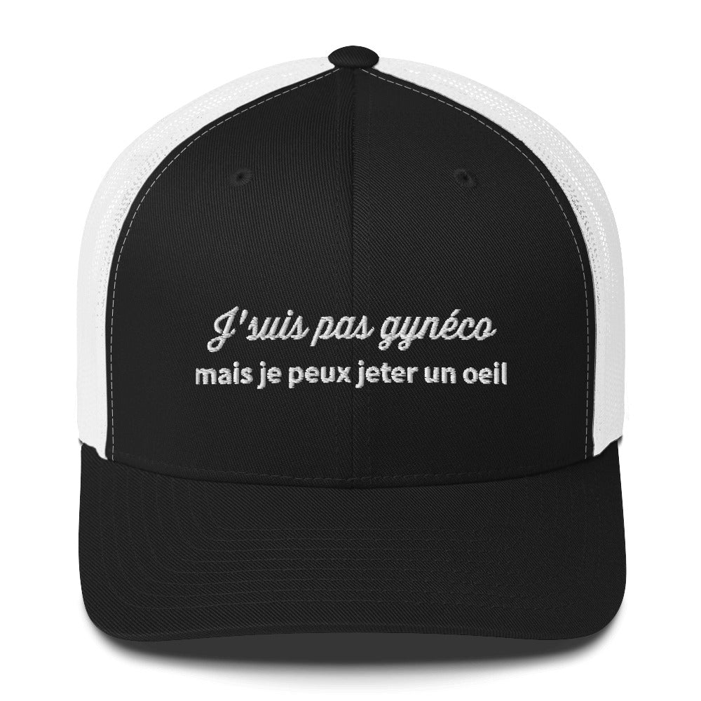 Casquette brodée Je suis pas gynéco mais je peux jeter un oeil - Sedurro
