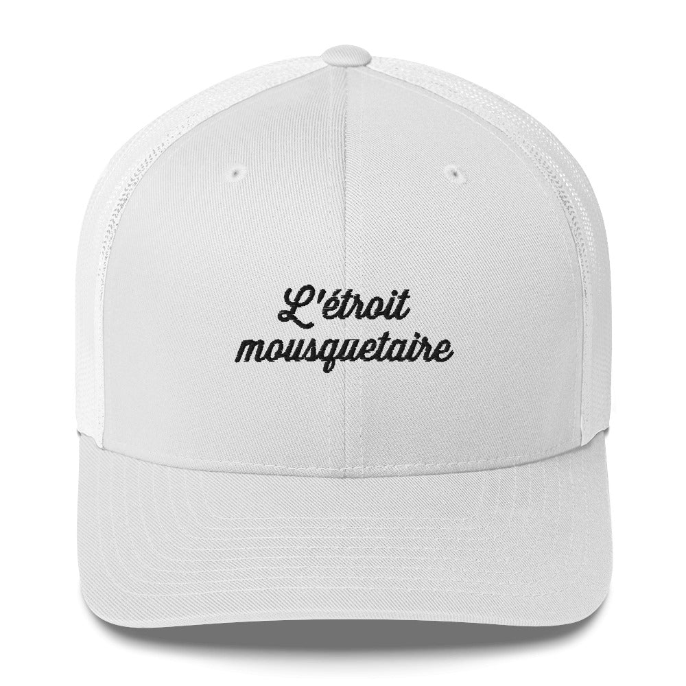 Casquette brodée L'étroit mousquetaire Blanc - Sedurro