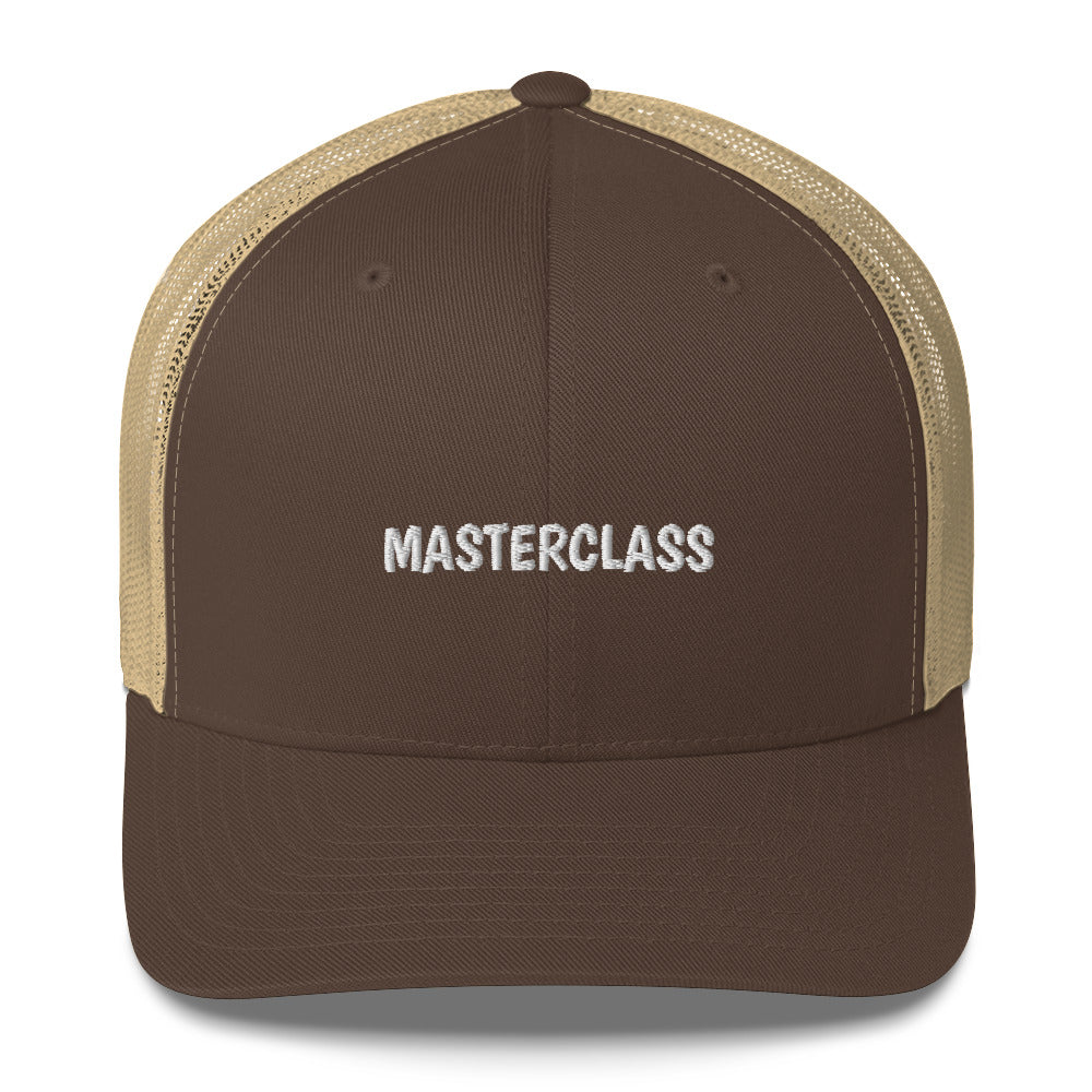 Casquette brodée Masterclass Marron Kaki - Sedurro
