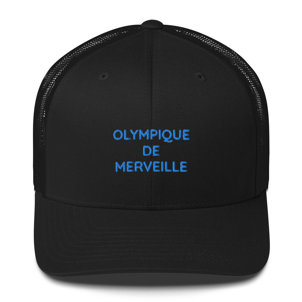 Casquette brodée Olympique de merveille Noir - Sedurro
