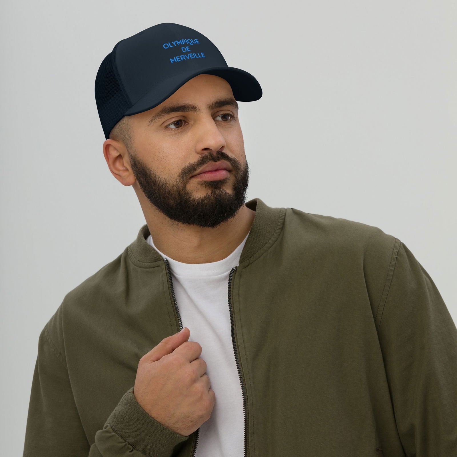 Casquette brodée Olympique de merveille - Sedurro