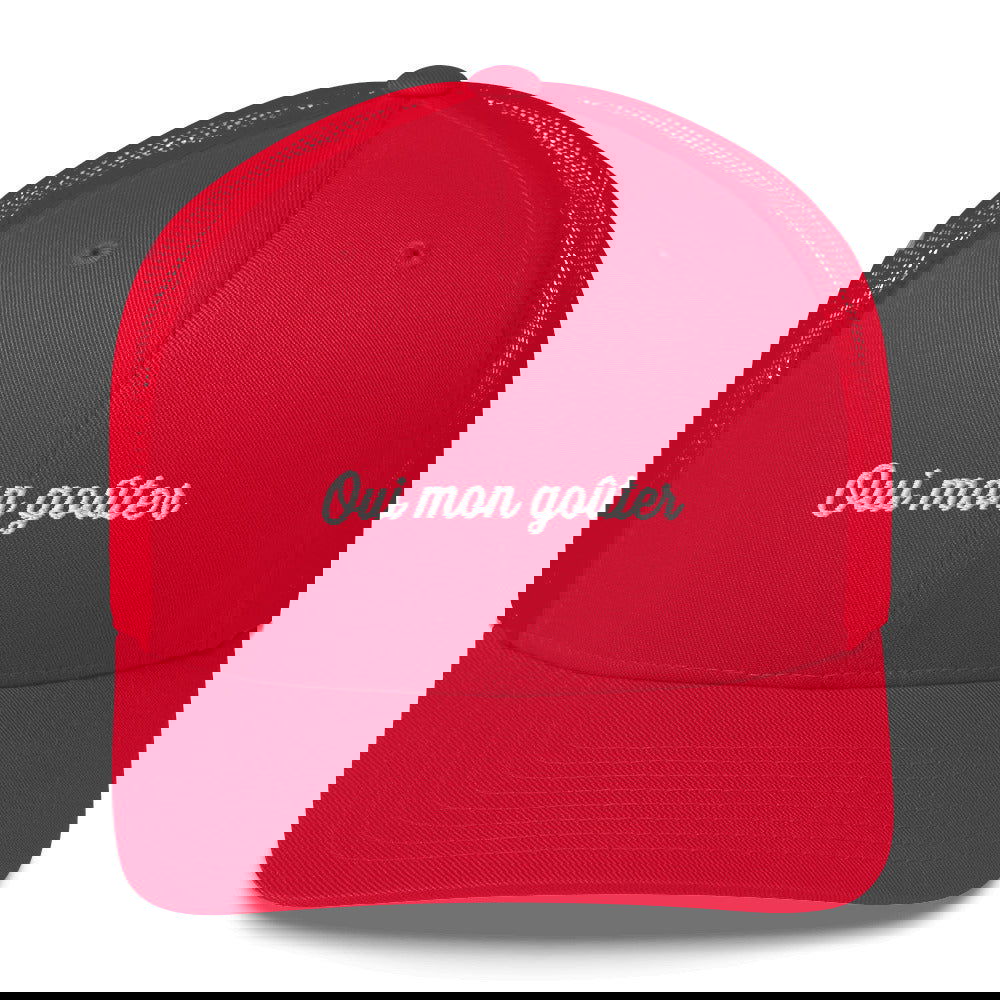 Casquette brodée Oui mon goûter - Sedurro