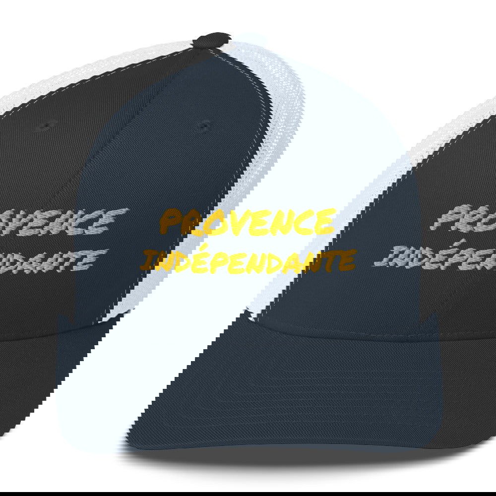 Casquette brodée Provence indépendante Bleu Marine Blanc - Sedurro