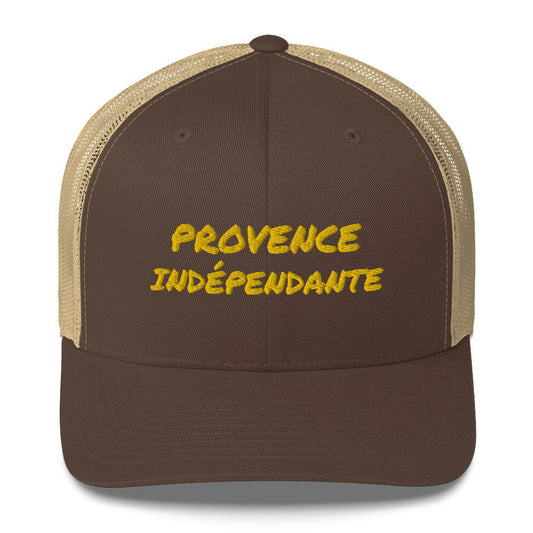 Casquette brodée Provence indépendante Marron Kaki - Sedurro